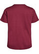 Basic-T-Shirt aus Baumwolle mit Rundhalsausschnitt., Dunkles Bordeaux, Packshot image number 1