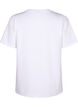 T-Shirt aus Bio-Baumwolle mit Stickereidetails, Bright White, Packshot image number 1