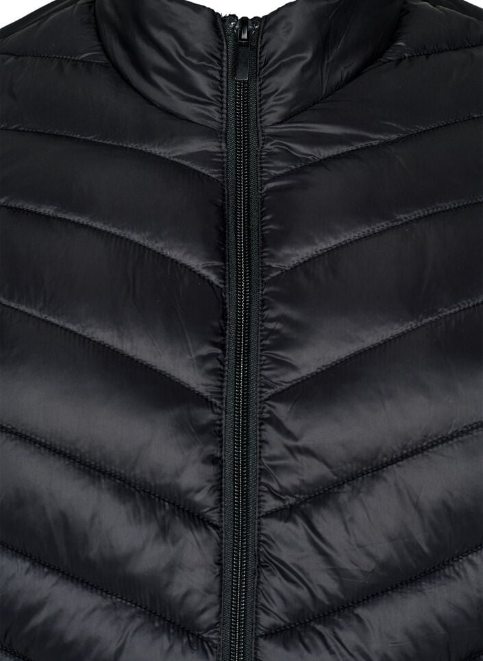 Leichte Jacke mit Taschen, Schwarz, Packshot