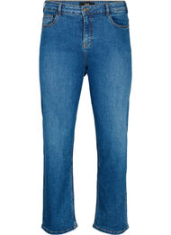 Hoch taillierte Gemma Jeans mit normaler Passform, Blue denim, Packshot