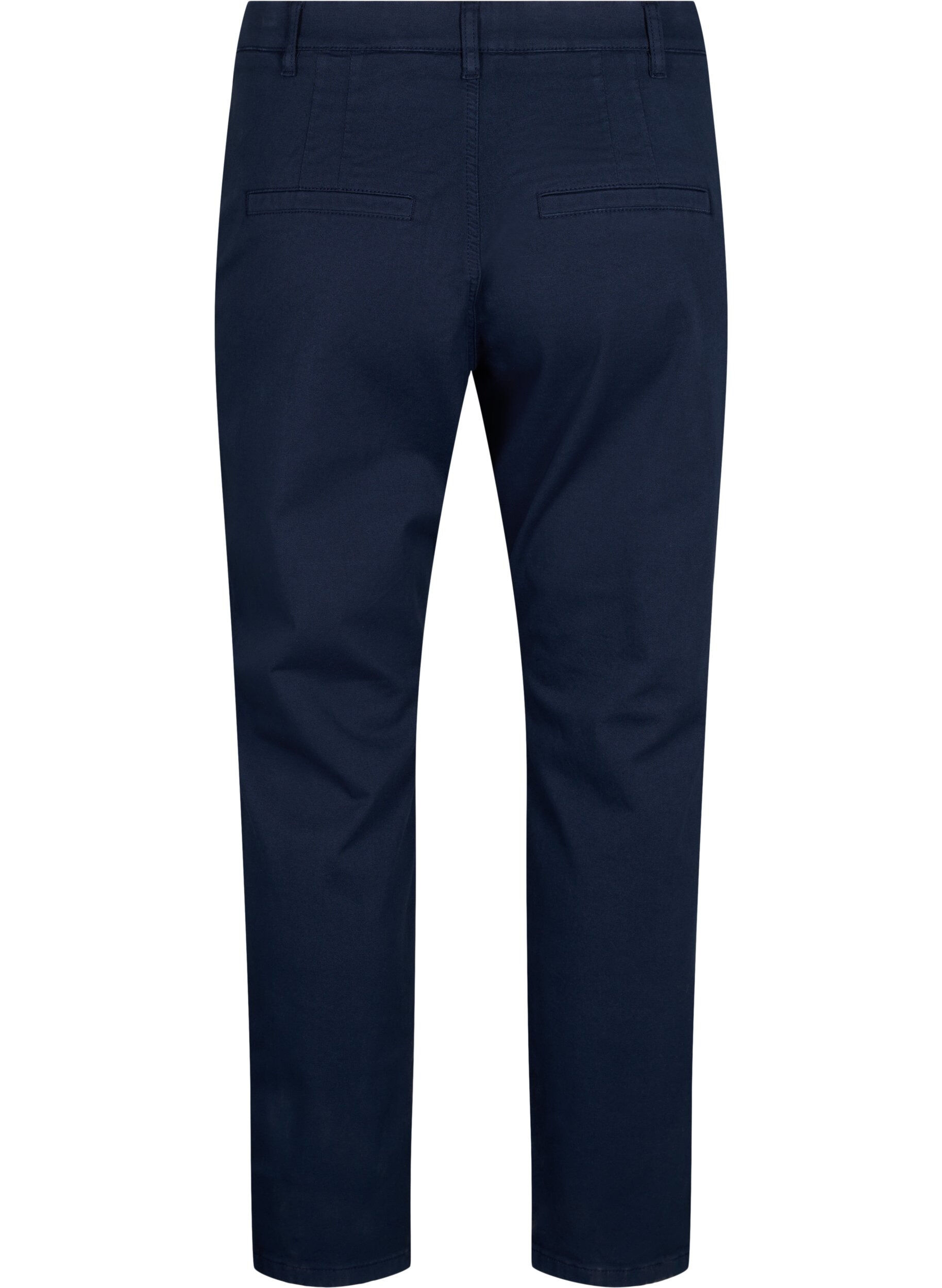 Zizzi Chinos aus Baumwolle, Navy Blazer, Packshot image number 1