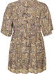 Tunika aus Viskose mit Paisley-Print und Bindeband, Gelb, Packshot image number 1