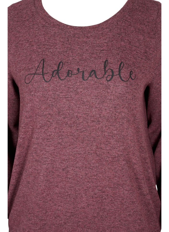 Melange-Bluse aus Viskosemischung, Port Royal Mel, Packshot image number 2