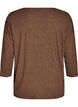 Bluse aus Jersey mit 3/4-&Auml;rmeln, Braun, Packshot image number 1