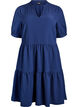 Kurzes A-Linien-Kleid, Blau, Packshot image number 0