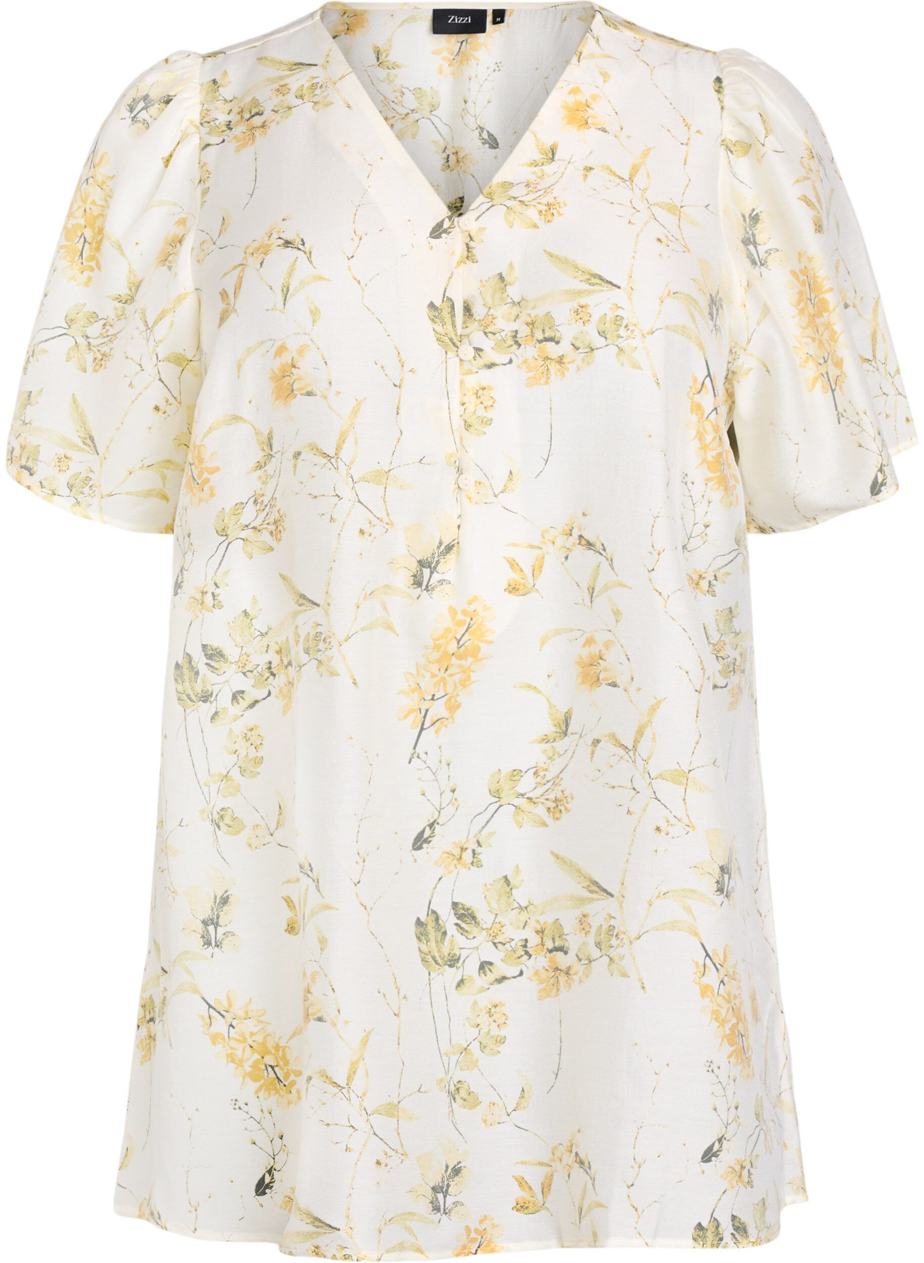 A-linien Tunika mit kurzen &Auml;rmeln