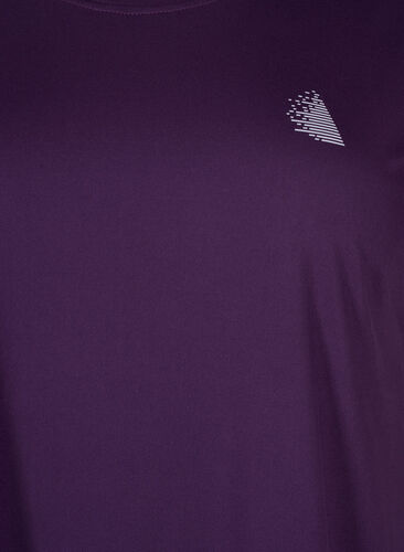 Kurzärmeliges Trainings-T-Shirt, Purple Pennant, Packshot image number 2