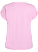 Kurz&auml;rmeliges T-Shirt aus einer Baumwollmischung, Pink, Packshot image number 1