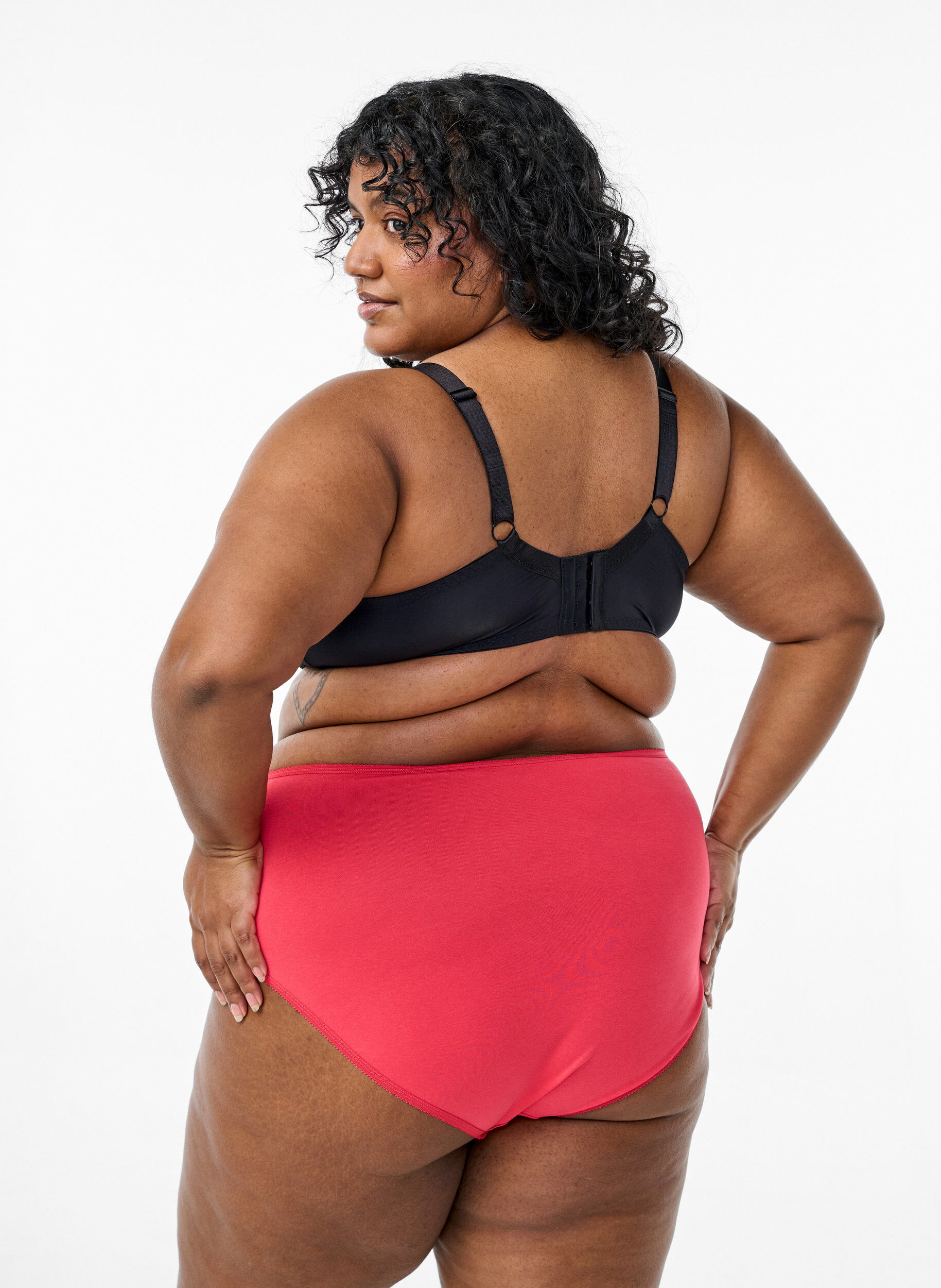 Zizzi 7er-Pack Slips mit normaler Leibh&ouml;he, Mixed colours, Model image number 1