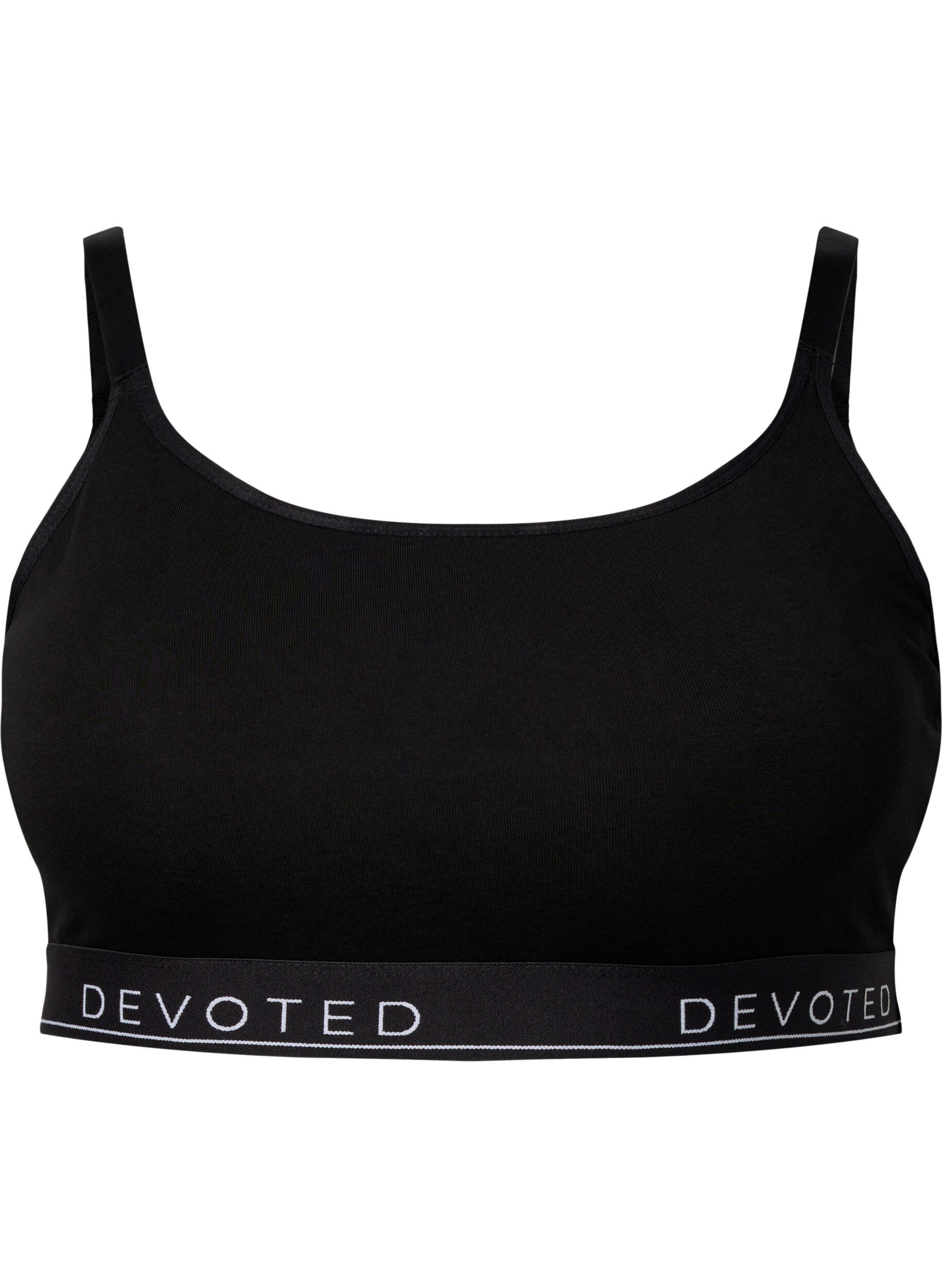 BH-Oberteil aus Baumwolle mit verstellbaren Tr&auml;gern