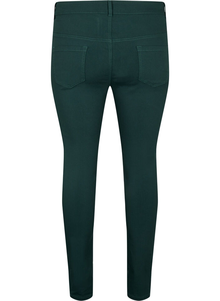 Slim Fit Hose mit Hosentaschen, Gr&uuml;n, Packshot image number 1