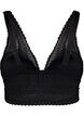 Spitzen-BH mit weicher Polsterung, Black, Packshot image number 1