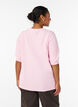 Bluse aus Strick mit kurzen &Auml;rmeln, Pink, Model image number 2