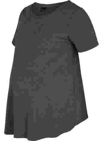 Kurzarm Umstands-T-Shirt aus Baumwolle