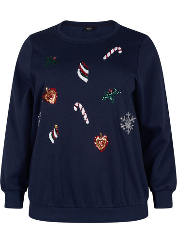 Weihnachts-Sweatshirt, N. Sky X-MAS DECO, Packshot image number 0