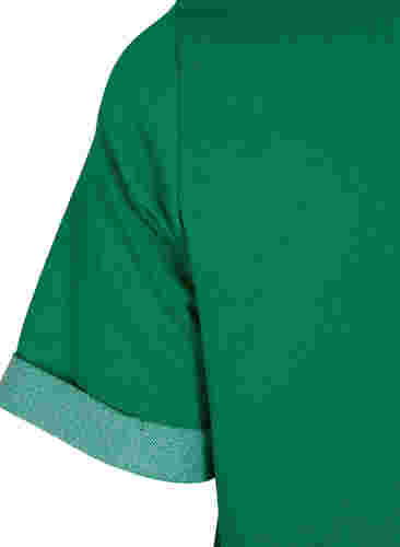 Sweatshirtkleid mit kurzen Ärmeln und Schlitzen, Jolly Green, Packshot image number 3