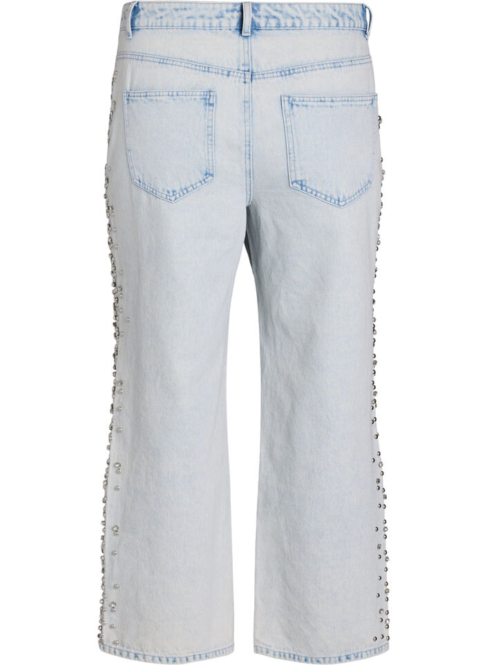 Kiana Jeans mit Zierdetails an den Seiten, Blau, Packshot image number 1
