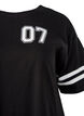 Sportliches T-Shirtkleid aus Baumwolle, Schwarz, Packshot image number 2