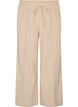 Cordhose mit weitem Bein und hoher Taille, Beige, Packshot image number 0