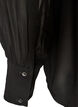 Bluse aus Viskose mit R&uuml;schenkragen, Schwarz, Packshot image number 3