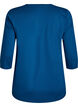 Trainingsshirt mit 3/4-&Auml;rmeln, Blau, Packshot image number 1