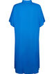 Hemdkleid aus Viskose mit kurzen Ärmeln, Victoria blue, Packshot image number 1