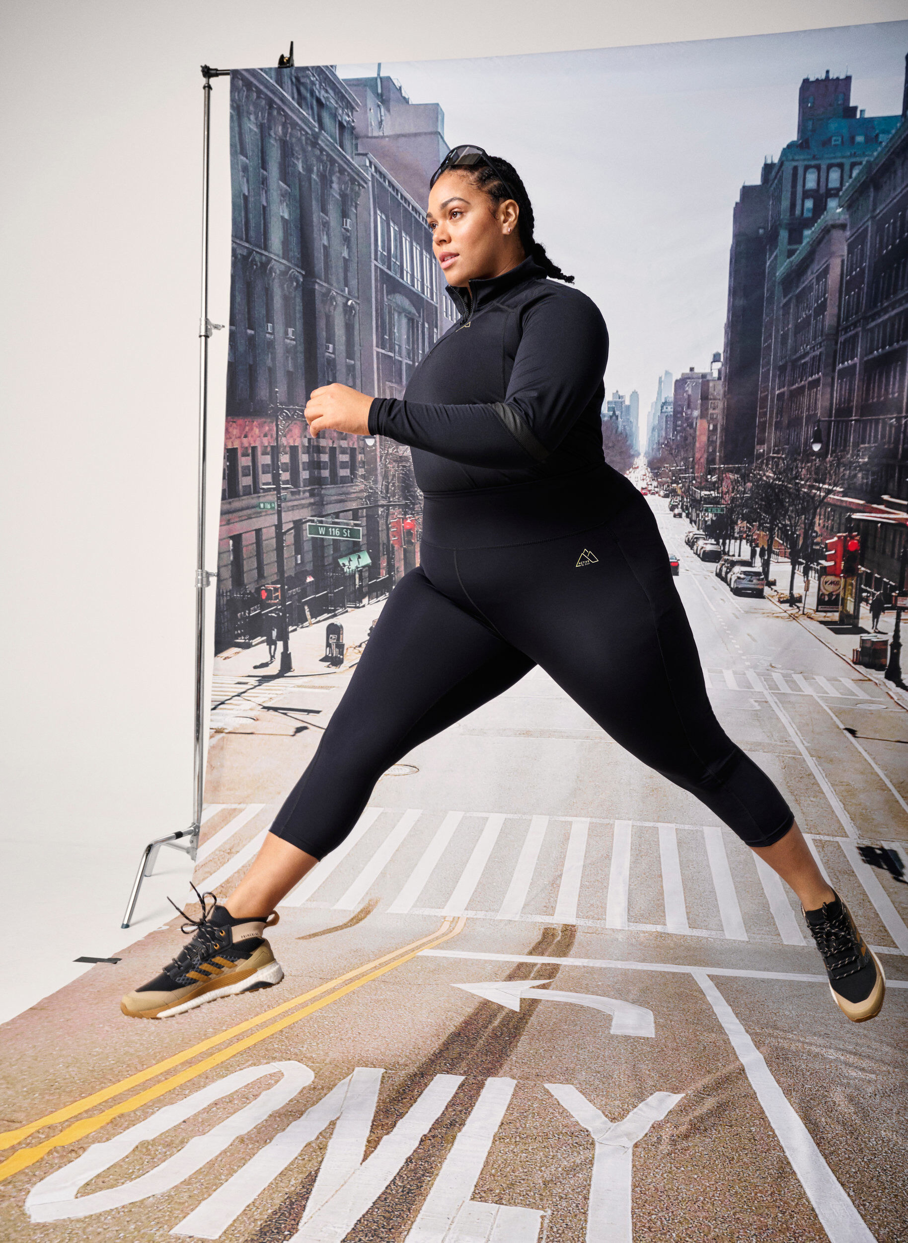 Zizzi Baselayer-Bluse mit Taschen und Mesh, Black, Image image number 0