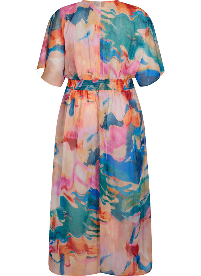 Strandkimono mit Print, Watercolor, Packshot image number 1