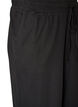 Gerippte Pyjamahose mit geraden Beinen, Schwarz, Packshot image number 2