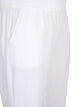 Einfarbige Baumwollhose mit Leinen, Bright White, Packshot image number 2