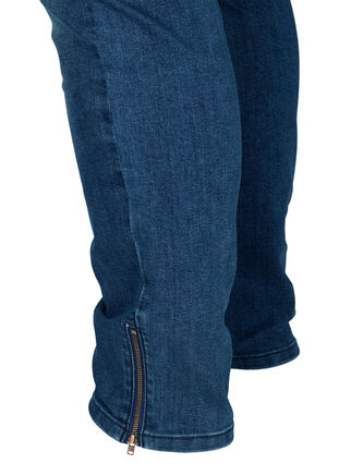 Extra Slim Sanna Jeans mit Reißverschluss, Blue denim, Packshot image number 3