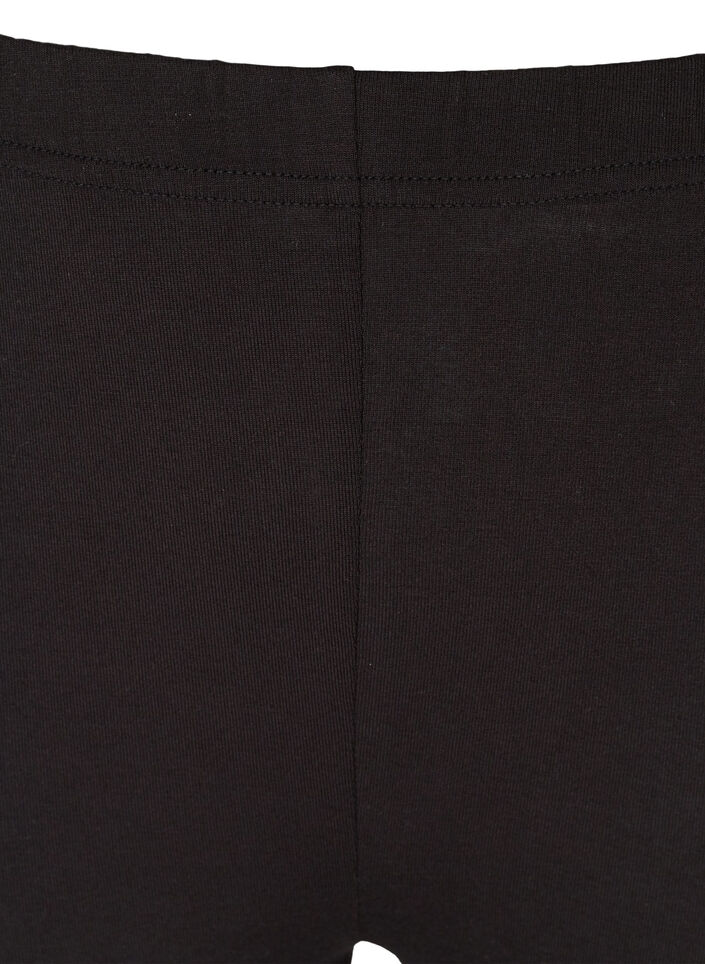 3/4 Leggings mit Knöpfen, Schwarz, Packshot image number 2