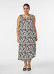 Sommerkleid mit breiten Tr&auml;gern, Schwarz, Model image number 0