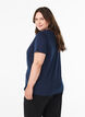 Weihnachts-T-Shirt aus Bio-Baumwolle, Blau, Model image number 2