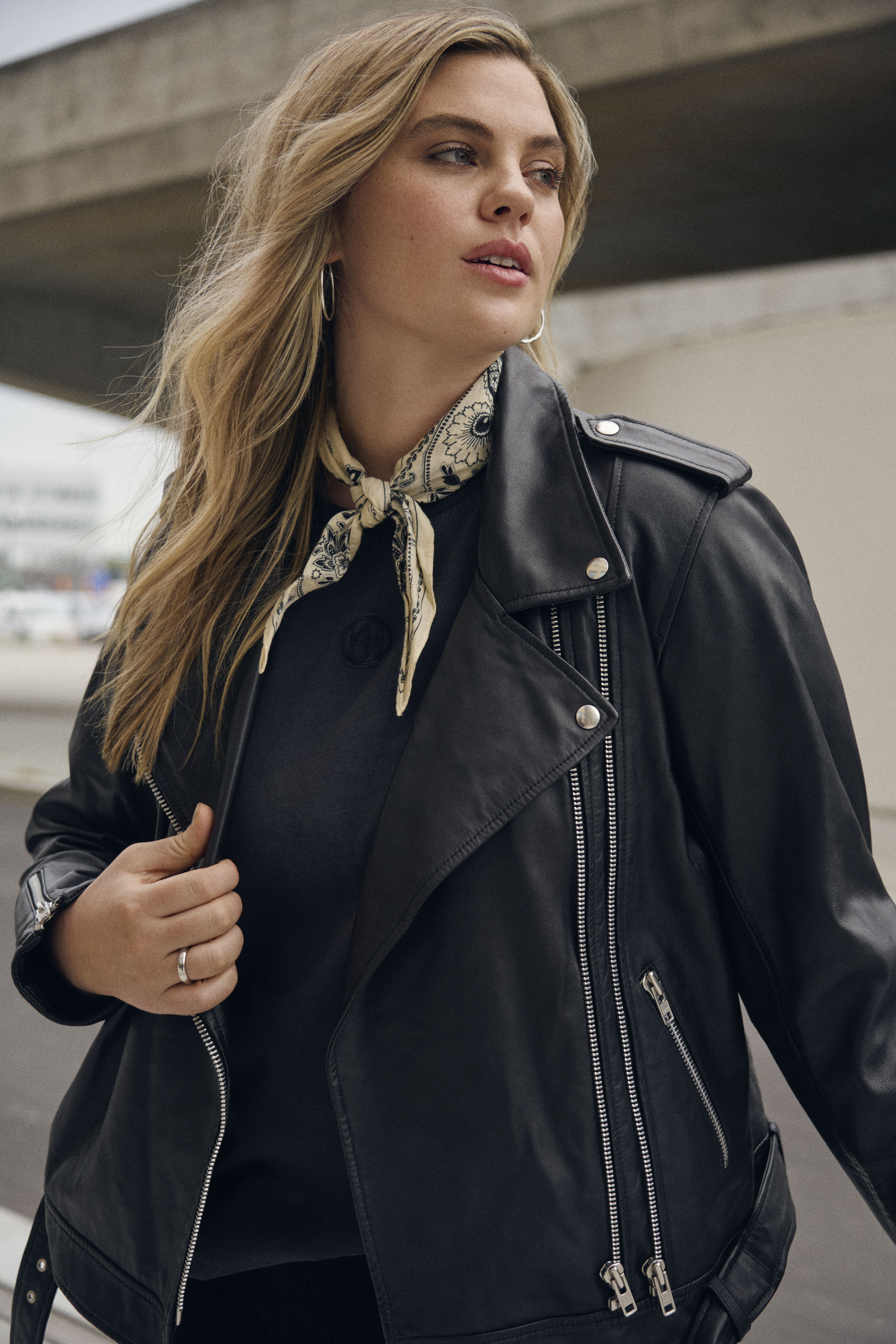 Zizzi Lederjacke, , Model