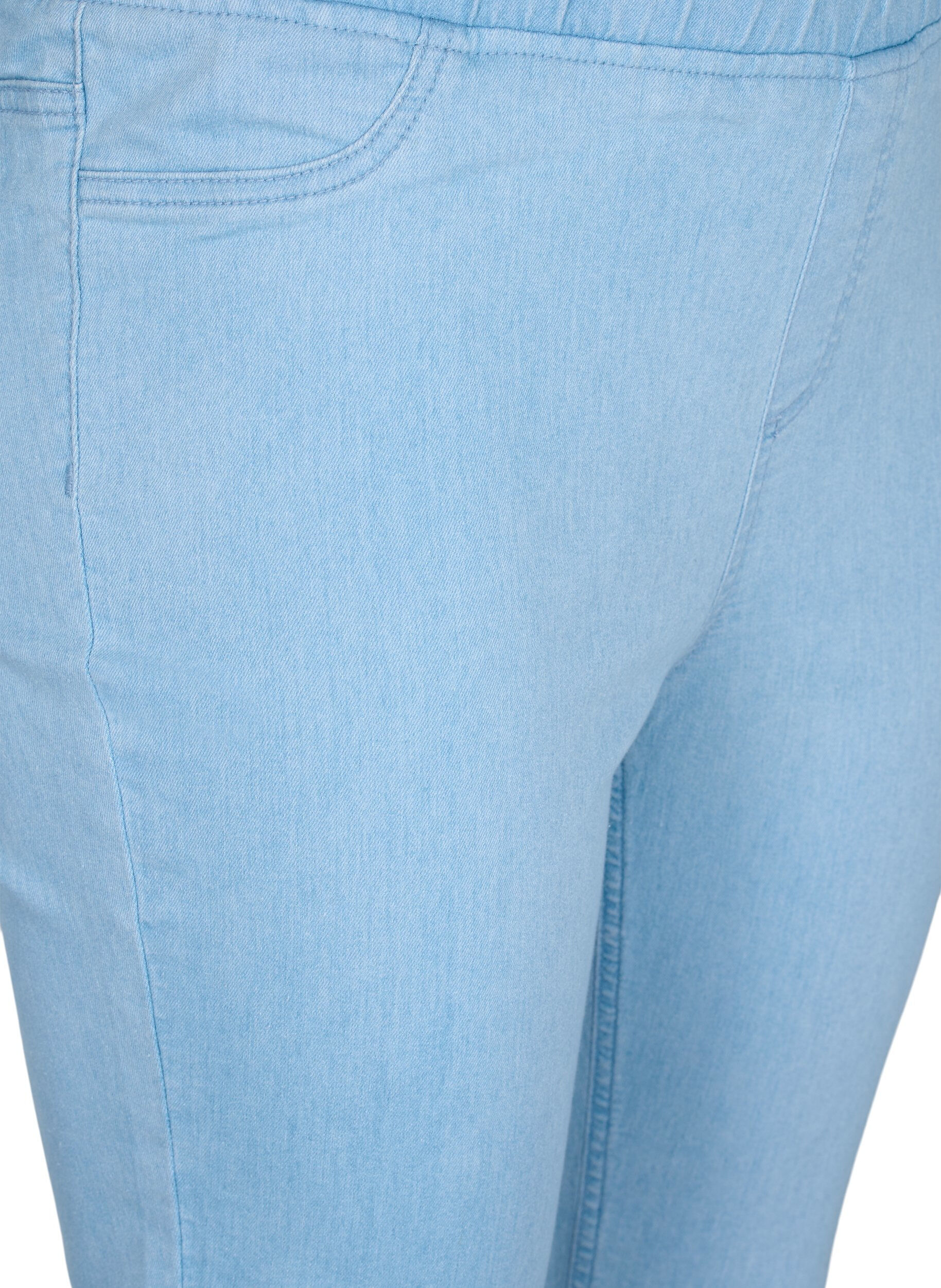Zizzi Jeggings mit Taschen, Light blue, Packshot image number 2