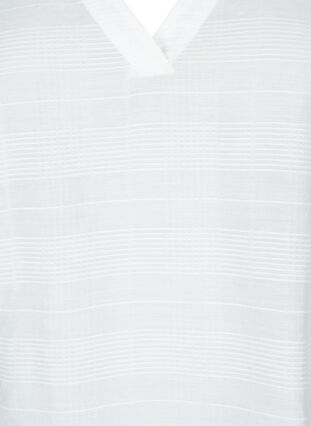 Viskose-Top mit Struktur, Bright White, Packshot image number 2