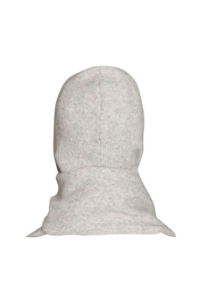 Strickschal mit Kapuze, Grau, Packshot image number 1