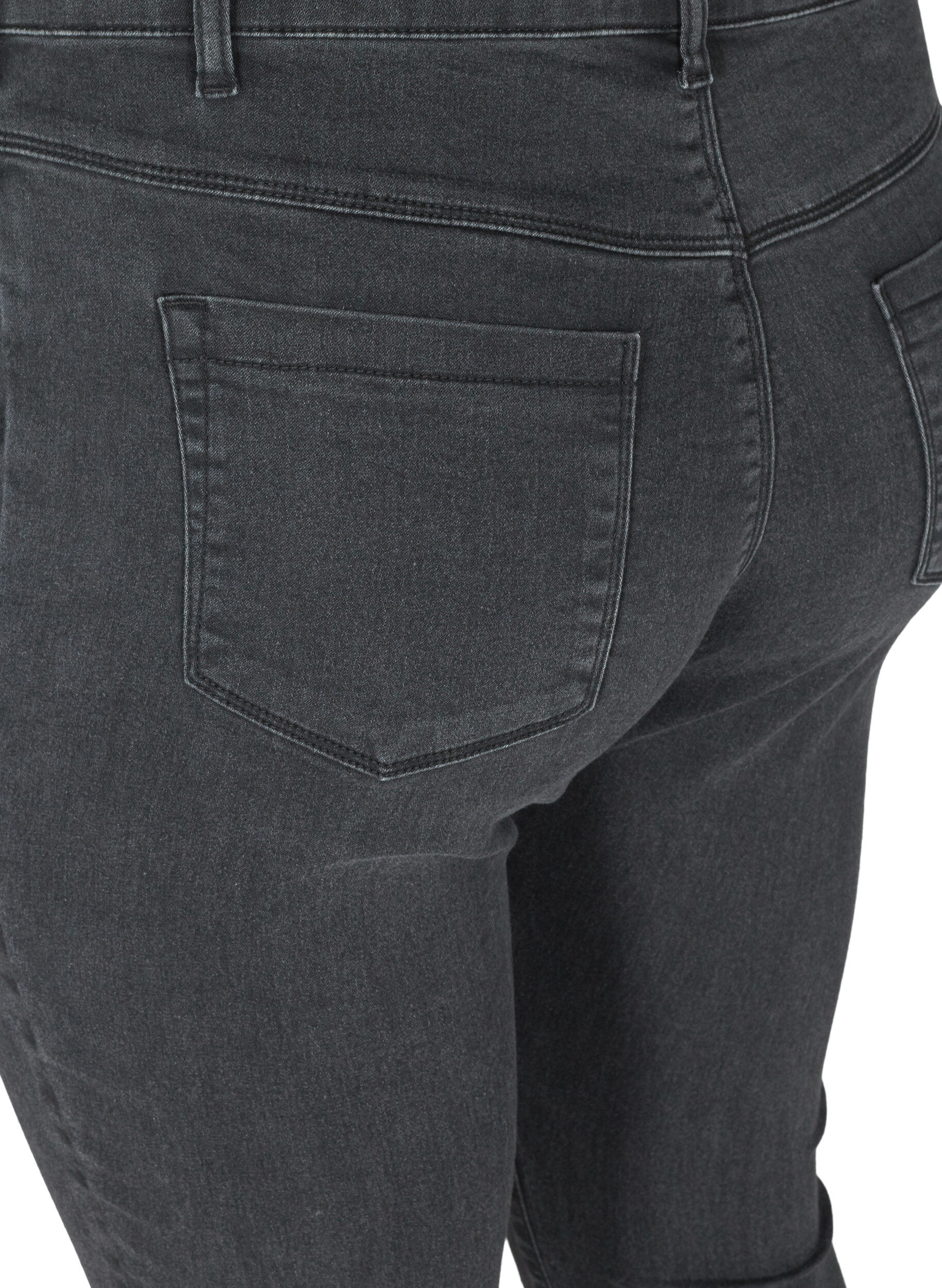 Zizzi Jeggings aus Baumwollmischung, Grey Denim, Packshot image number 2
