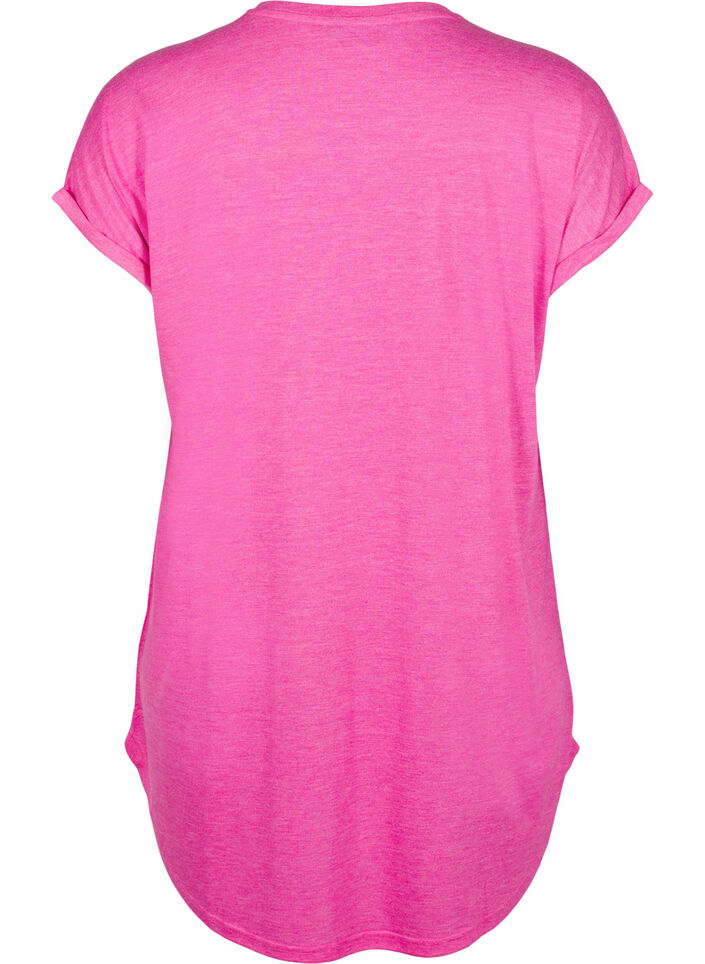 Kurzärmliges Nachthemd mit Textdruck, 9990, Packshot image number 1