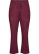Pyjamahose aus Bio-Baumwolle mit Lochstickerei, Dunkles Bordeaux, Packshot image number 0