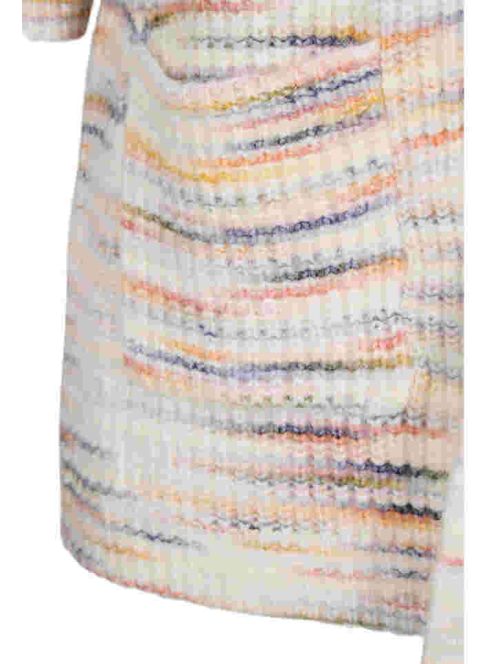 Cardigan aus Melange-Strick mit verkürzten Ärmeln, Multi Color, Packshot image number 3