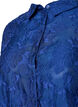 Langes Jacquard-Hemd, Mazarine Blue, Packshot image number 2