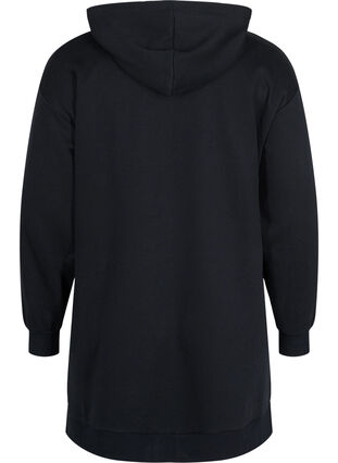 Sweatshirt mit Kapuze und Taschen, Black, Packshot image number 1