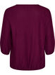 Bluse mit Struktur und 3/4-&Auml;rmeln, Lila, Packshot image number 1