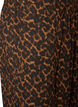 Ballonhose mit hoher Taille und Allover-Muster, Braun, Packshot image number 2