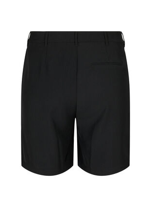 Bermuda-Shorts mit hoher Taille, Black, Packshot image number 1