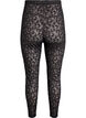 Spitzenleggings mit hoher Taille, Schwarz, Packshot image number 1