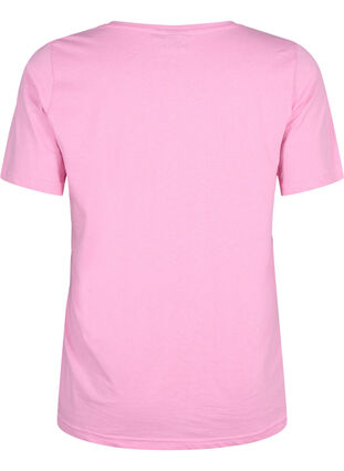 FLASH - T-Shirt mit V-Ausschnitt, Begonia Pink, Packshot image number 1