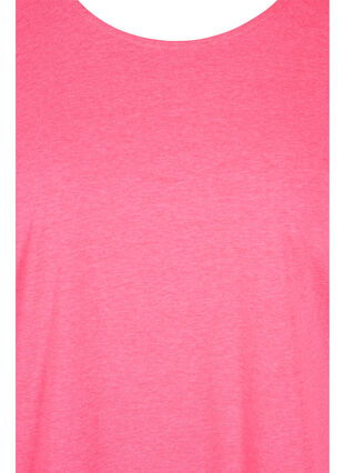 Neonfarbenes T-Shirt aus Baumwolle, Neon Pink, Packshot image number 2